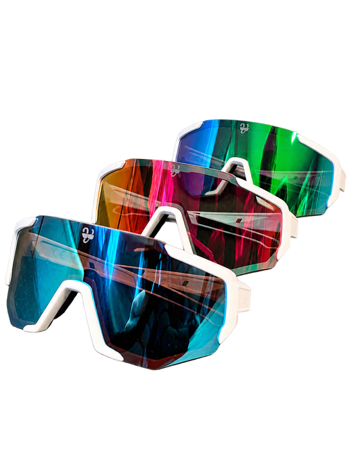 Rush MTB & Cycling Glasses – White Frame