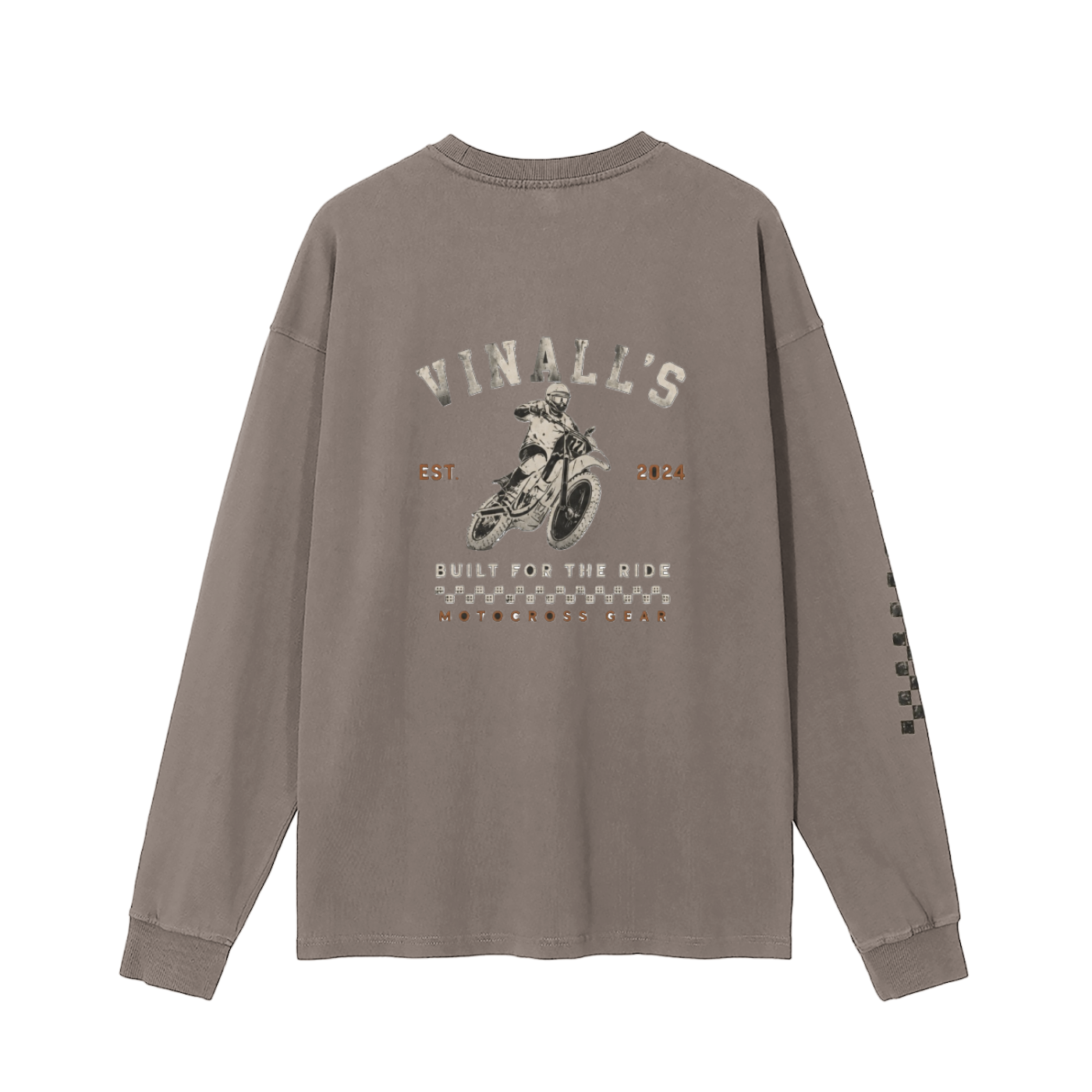 Moto Washed Long Sleeve T-Shirt
